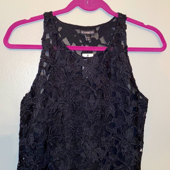 Express Lace Flower Shirt Tank NWT XS - Picture 2 of 9